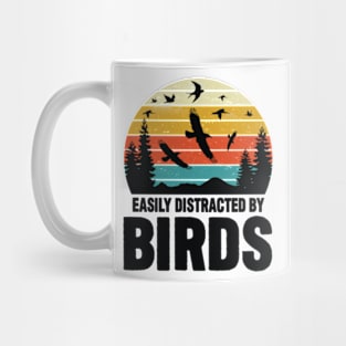 Easily distracted by birds Funny Bird Mug